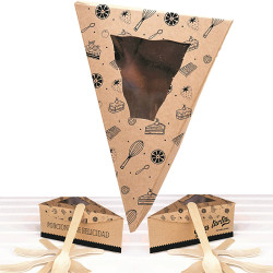 CAJA PORTA-TARTAS INDIVIDUAL 25un